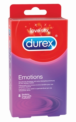 Durex Emotions Condooms, 8 stuks